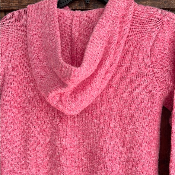 Pink Heart Pattern Hoodie Sweater - Picture 10 of 12